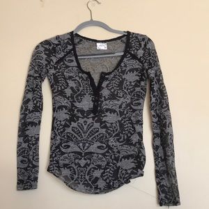 Free People sheer long sleeve